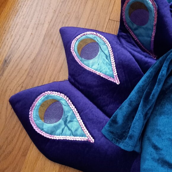 Peacock Baby Costume 6-12 Month - Halloween Animal Bird Costume Party Photos - Picture 5 of 16